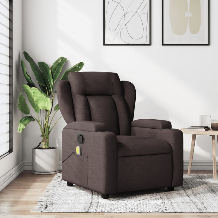 Vixl Fotoliu Electric De Masaj Rabatabil, , Textil