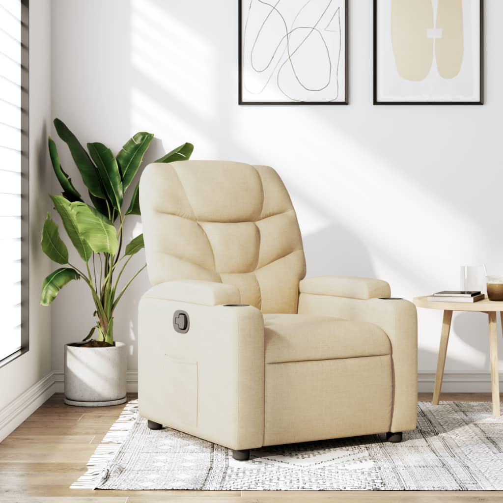 Vixl Fotoliu Electric De Masaj Rabatabil, , Textil
