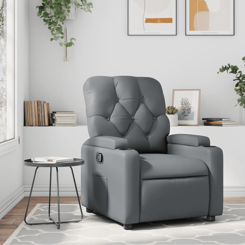 Fotoliu Rabatabil Electric, , Piele Ecologică