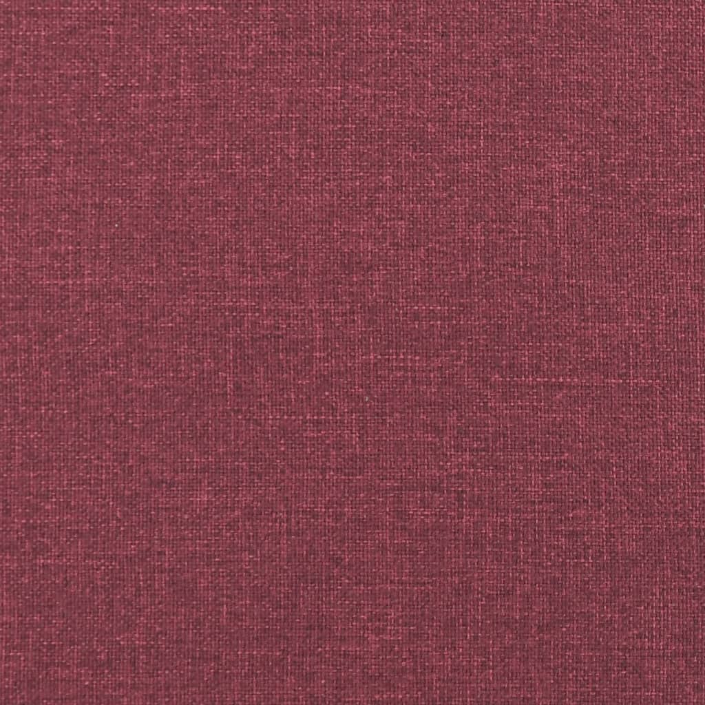 Vixl Fotoliu De Masaj Rabatabil, Roșu Vin, Material Textil