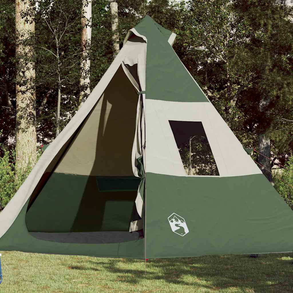 Cort De Camping Tipi Pentru 7 Persoane, Portocaliu, Impermeabil