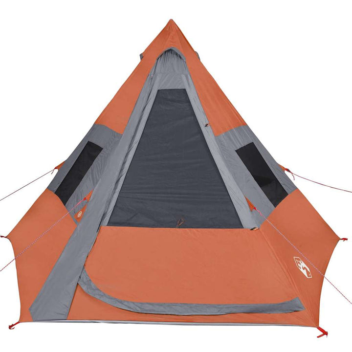 Cort De Camping Tipi Pentru 7 Persoane, Portocaliu, Impermeabil