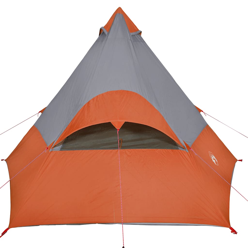 Cort De Camping Tipi Pentru 7 Persoane, Portocaliu, Impermeabil
