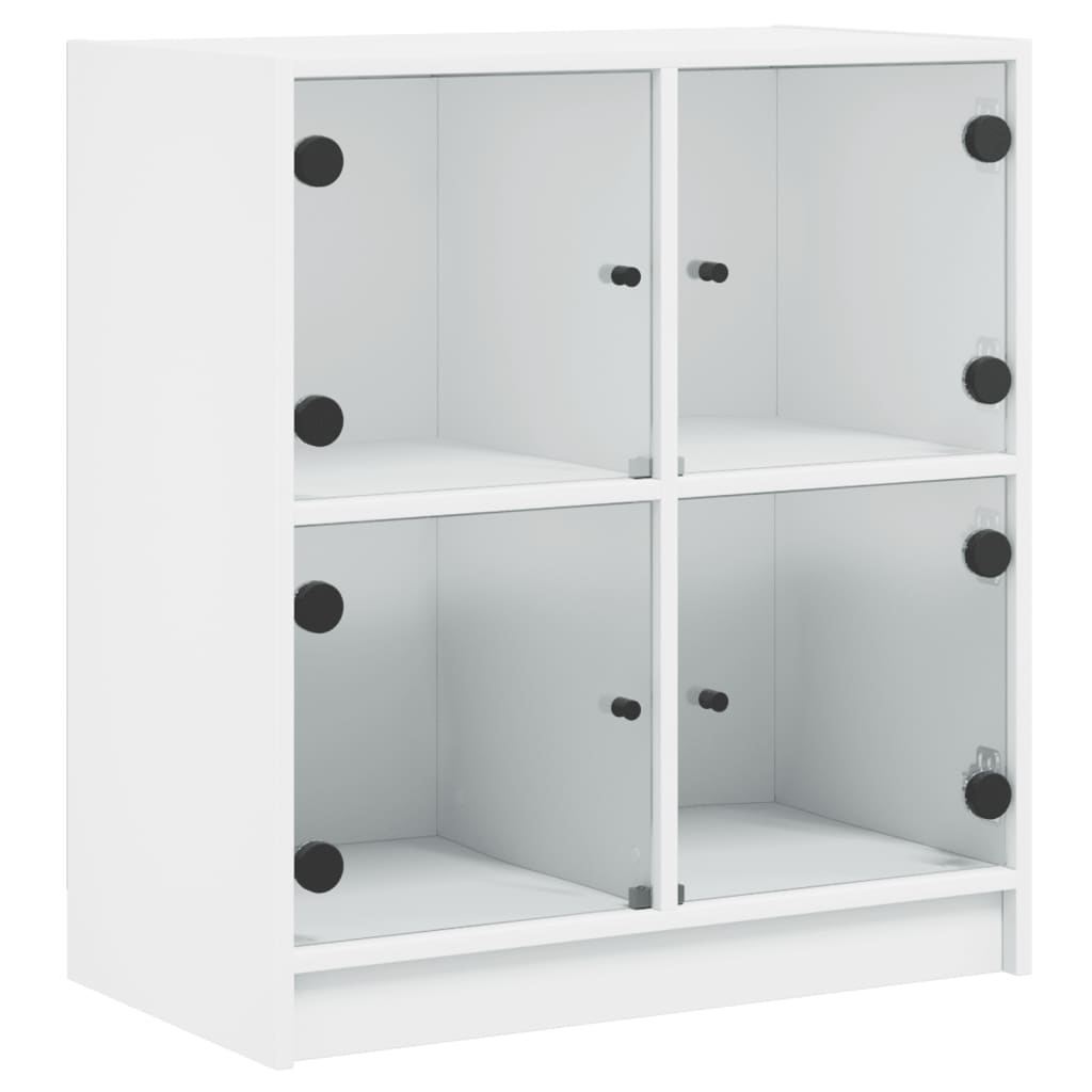 Dulap Lateral Cu Uși Din Sticlă, , 68X37X75,5 Cm