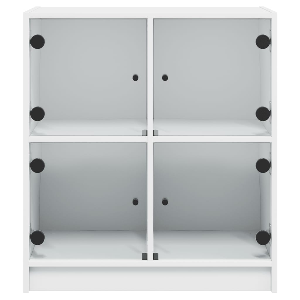 Dulap Lateral Cu Uși Din Sticlă, , 68X37X75,5 Cm