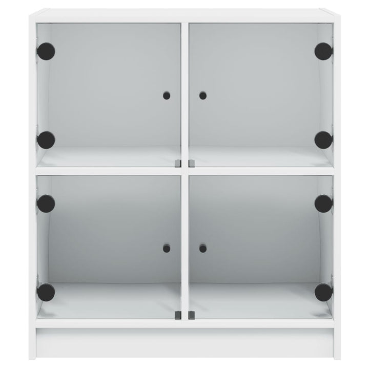 Dulap Lateral Cu Uși Din Sticlă, , 68X37X75,5 Cm