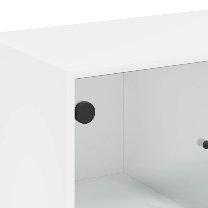 Dulap Lateral Cu Uși Din Sticlă, , 68X37X75,5 Cm
