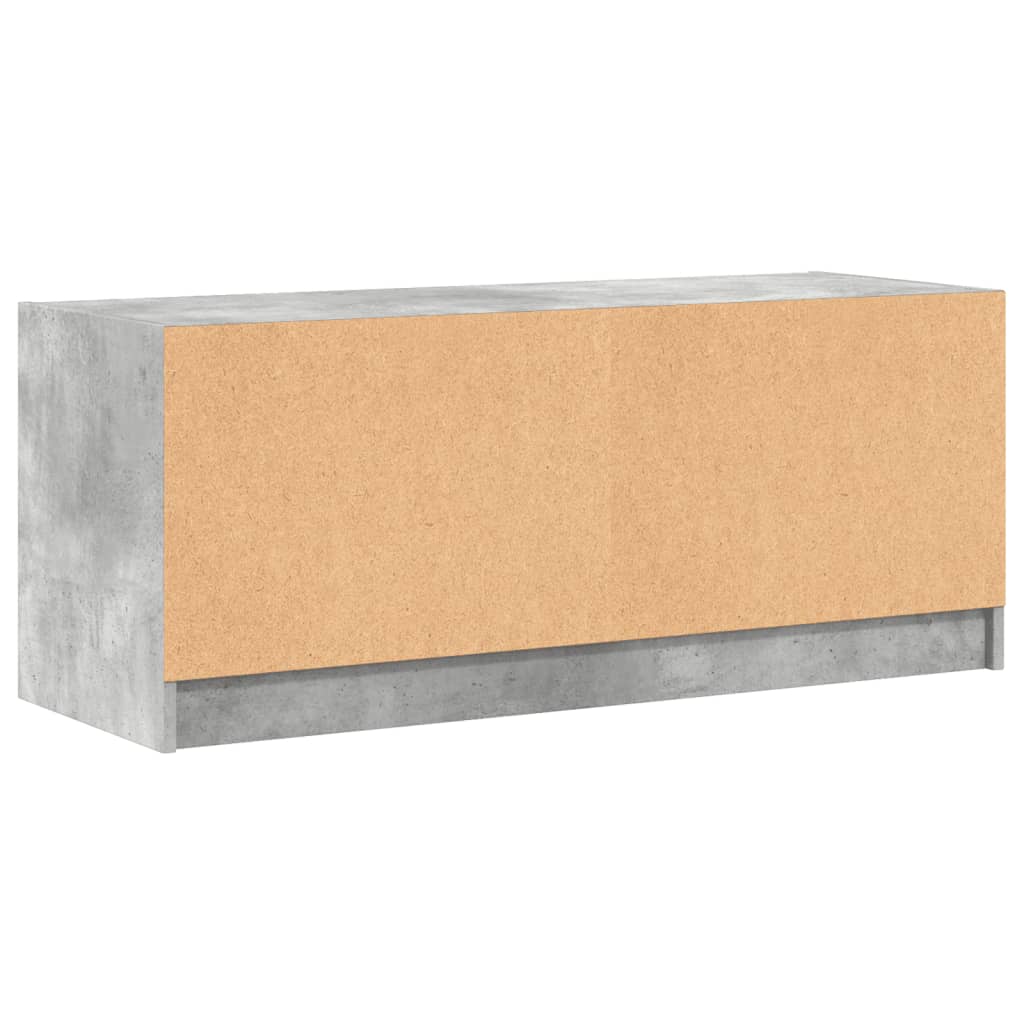 Comodă Tv Cu Uși Din Sticlă, , 102X37X42 Cm