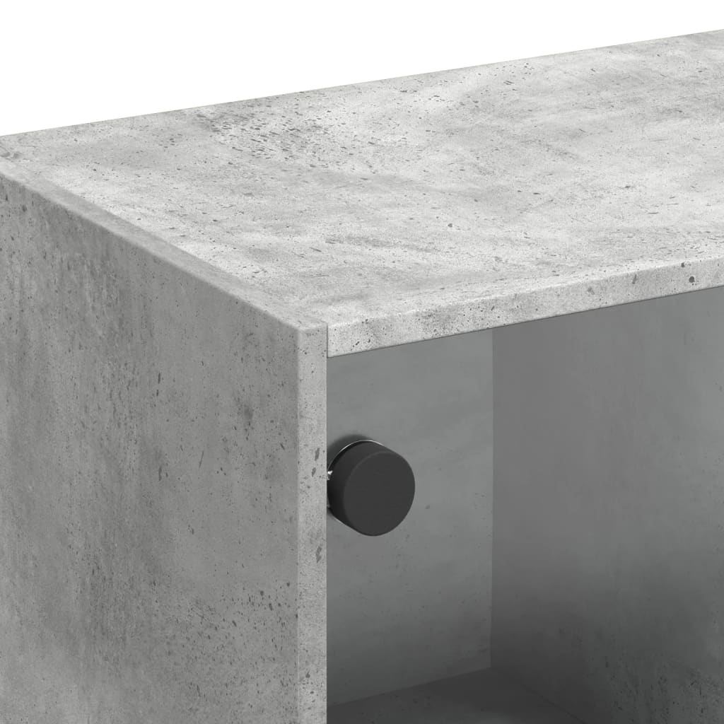Comodă Tv Cu Uși Din Sticlă, , 102X37X42 Cm