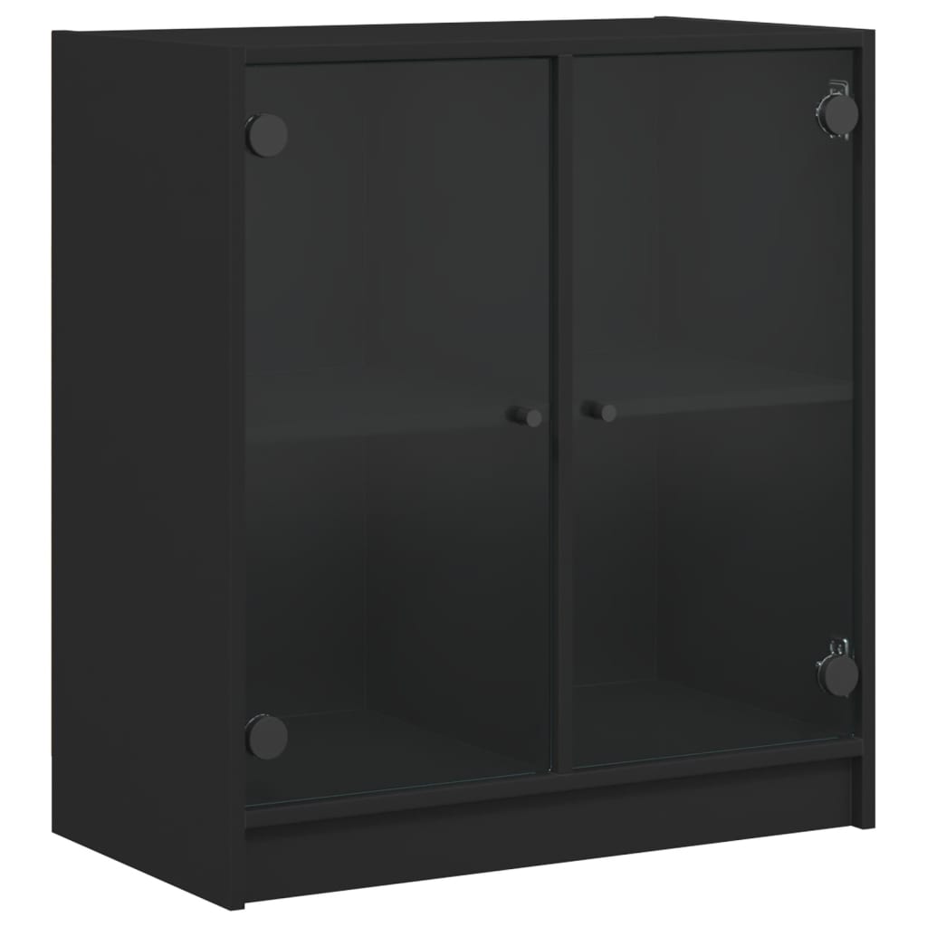 Dulap Lateral Cu Uși Din Sticlă, , 68X37X75,5 Cm