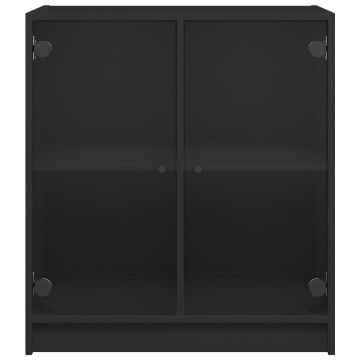 Dulap Lateral Cu Uși Din Sticlă, , 68X37X75,5 Cm