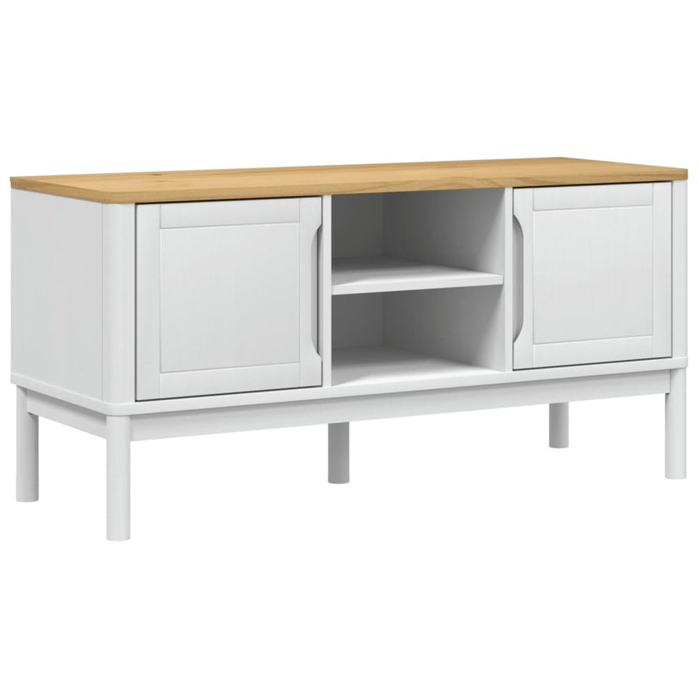 Dulap Tv &quot;Floro&quot;, , 114X43X55 Cm, Lemn Masiv De Pin