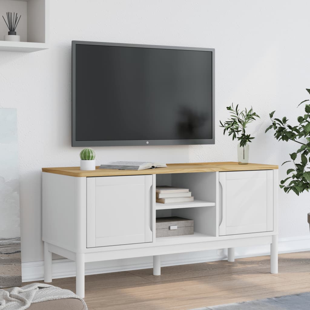 Dulap Tv &quot;Floro&quot;, , 114X43X55 Cm, Lemn Masiv De Pin