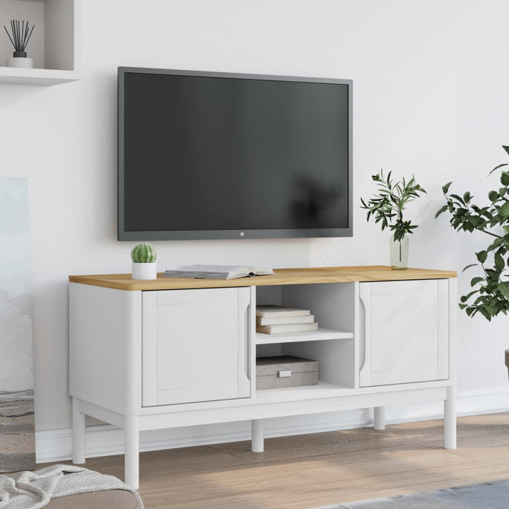 Dulap Tv &quot;Floro&quot;, , 114X43X55 Cm, Lemn Masiv De Pin