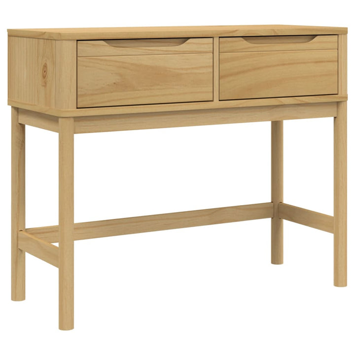 Măsuță Consolă Floro Maro Ceară 89,5X36,5X73 Cm Lemn Masiv Pin