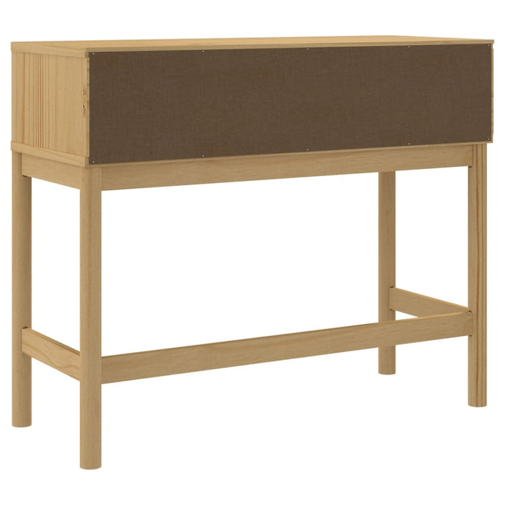 Măsuță Consolă Floro Maro Ceară 89,5X36,5X73 Cm Lemn Masiv Pin