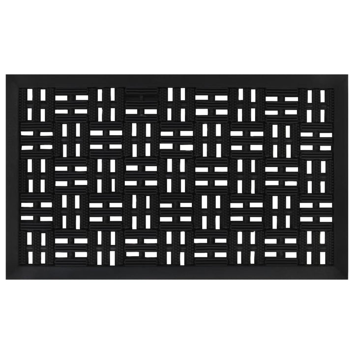 Covoraș De Ușă Dreptunghiular, 45X75 Cm, Cauciuc
