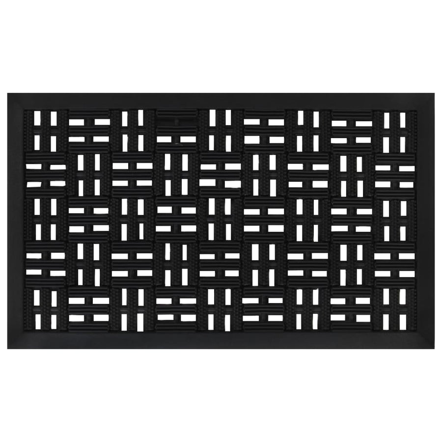 Covoraș De Ușă Dreptunghiular, 45X75 Cm, Cauciuc