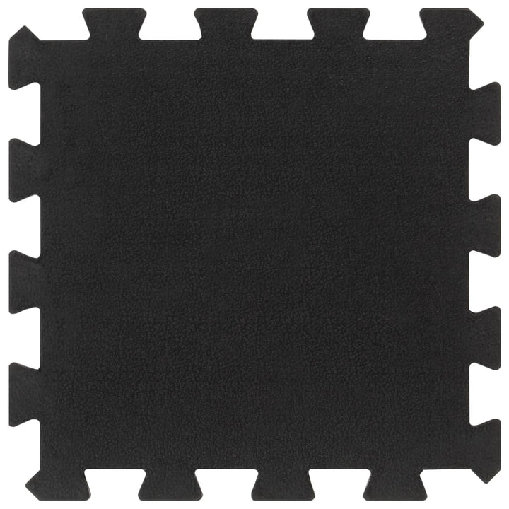 Plăci De Podea Din Cauciuc, 9 Buc., Negru, 16 Mm, 30X30 Cm