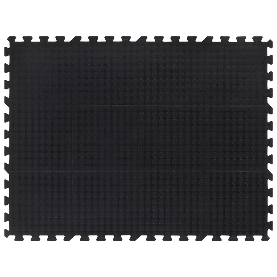 Placă De Podea Din Cauciuc, Negru, 12 Mm, 90X120 Cm