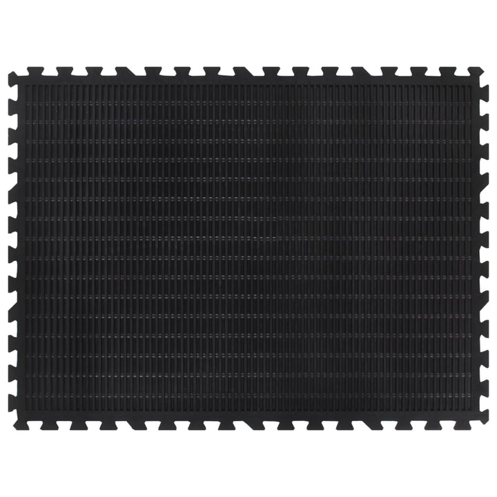 Placă De Podea Din Cauciuc, Negru, 12 Mm, 90X120 Cm