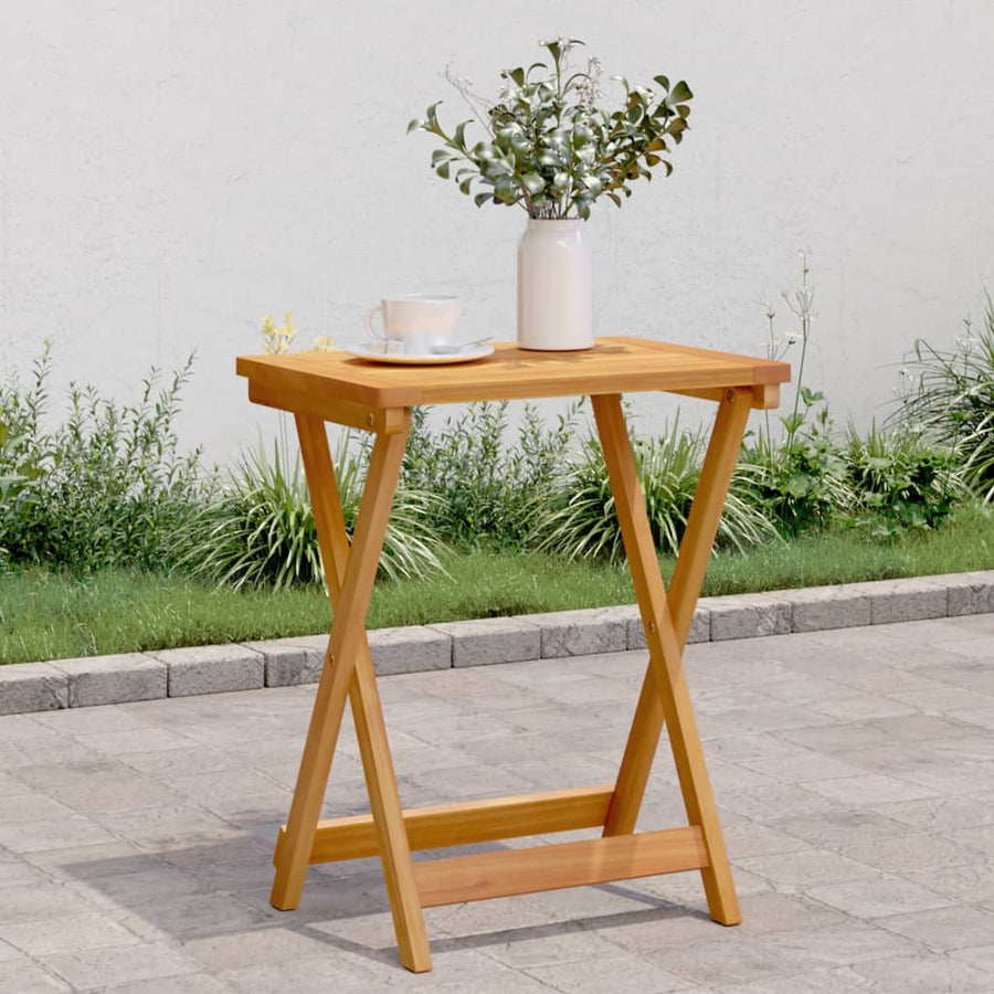 Masă De Grădină Pliabilă, 50X36X60 Cm, Lemn Masiv De Acacia