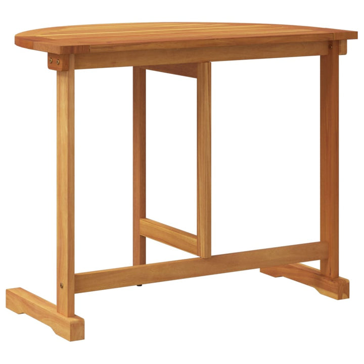 Masă De Balcon Pliabilă, 90X60X72 Cm, Lemn Masiv De Acacia