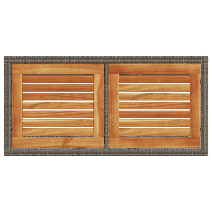 Set Bistro De Grădină Cu Perne, 3 Piese, , Poliratan
