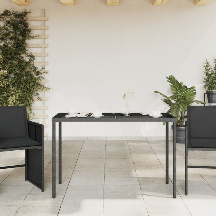 Masă Grădină Cu Blat Din , , 115X54X74 Cm, Poliratan