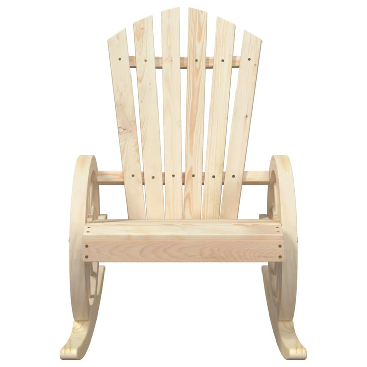 Scaun Balansoar Adirondack, Lemn Masiv De Brad