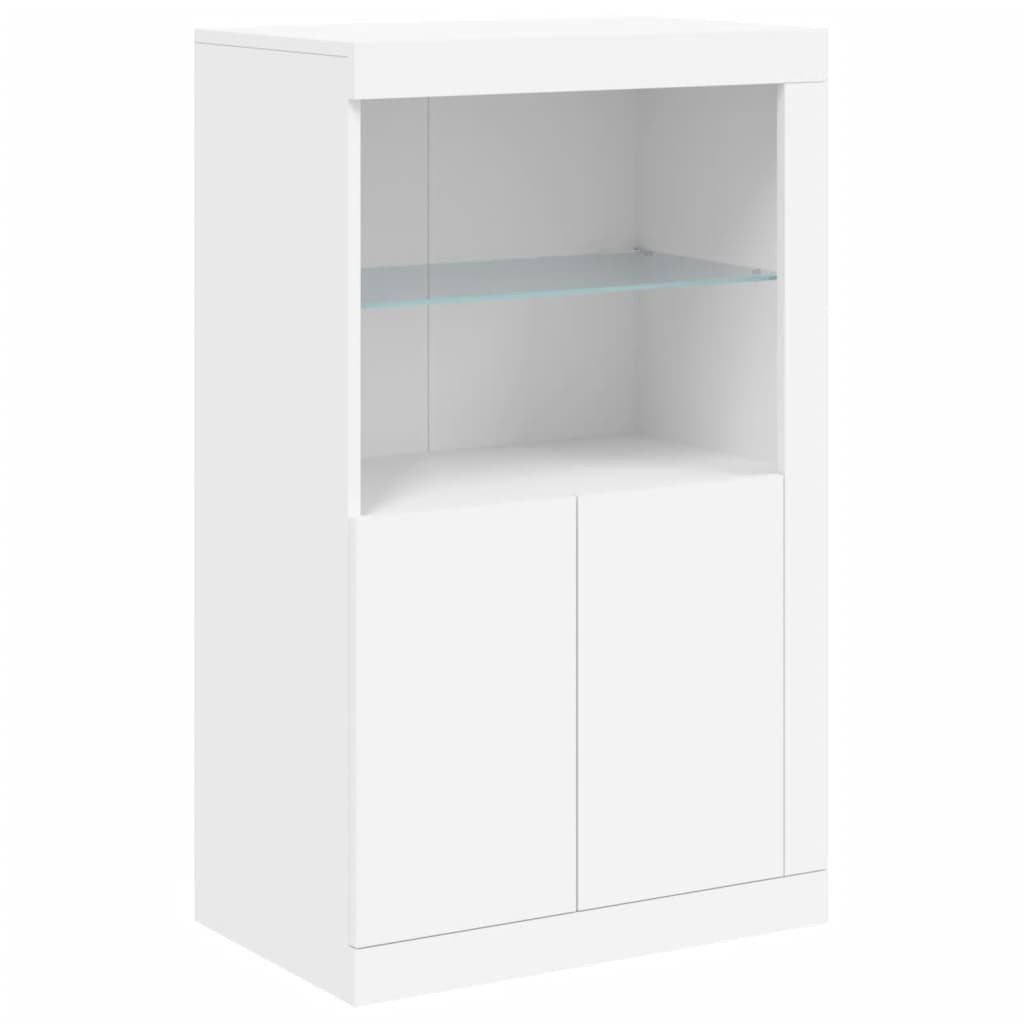 Dulap Lateral Cu Lumini Led, , Lemn Prelucrat