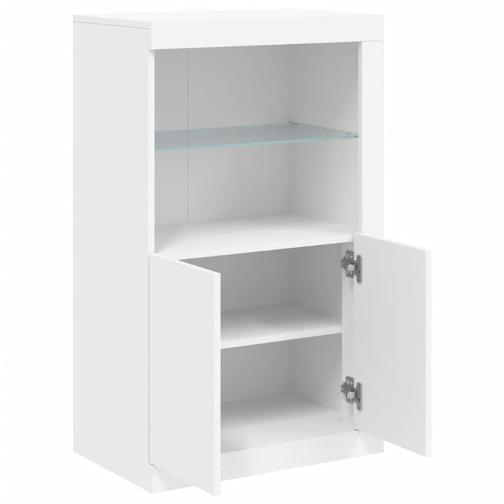 Dulap Lateral Cu Lumini Led, , Lemn Prelucrat