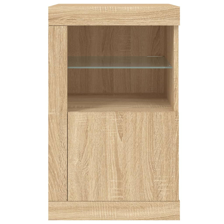 Dulapuri Laterale Cu Lumini Led 2 Buc.