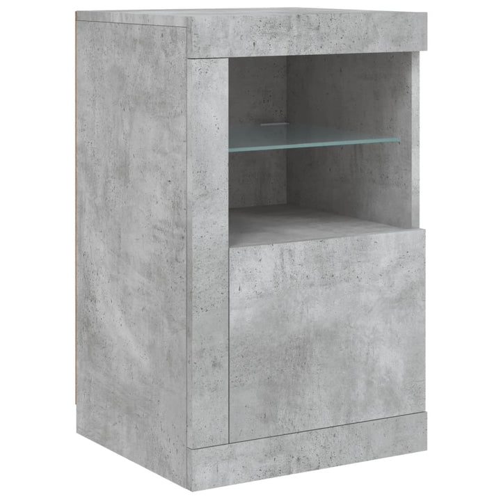 Dulap Lateral Cu Lumini Led, , Lemn Prelucrat
