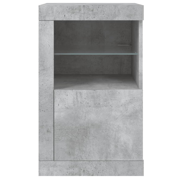 Dulap Lateral Cu Lumini Led, , Lemn Prelucrat