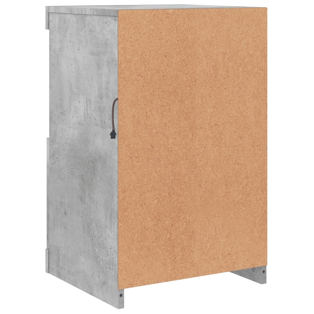 Dulap Lateral Cu Lumini Led, , Lemn Prelucrat