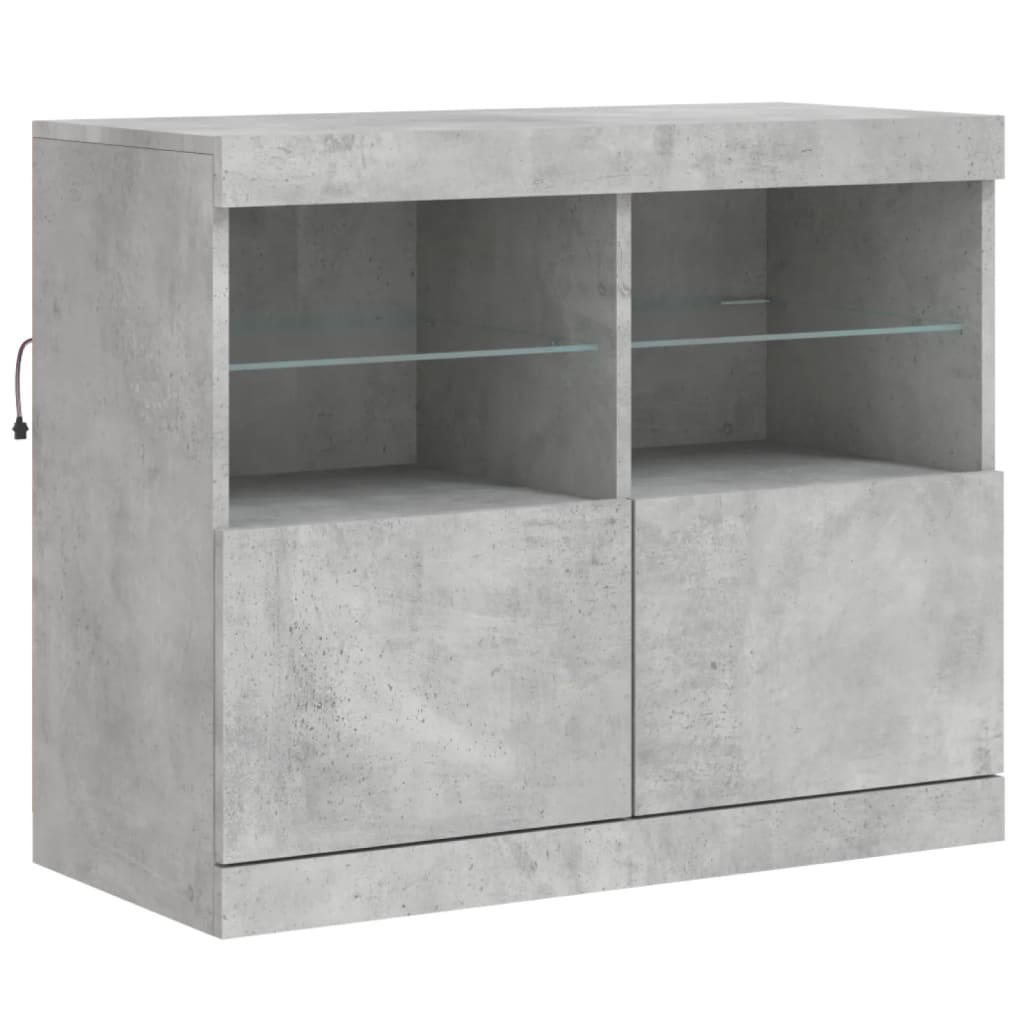 Servantă Cu Lumini Led, , 81X37X67 Cm