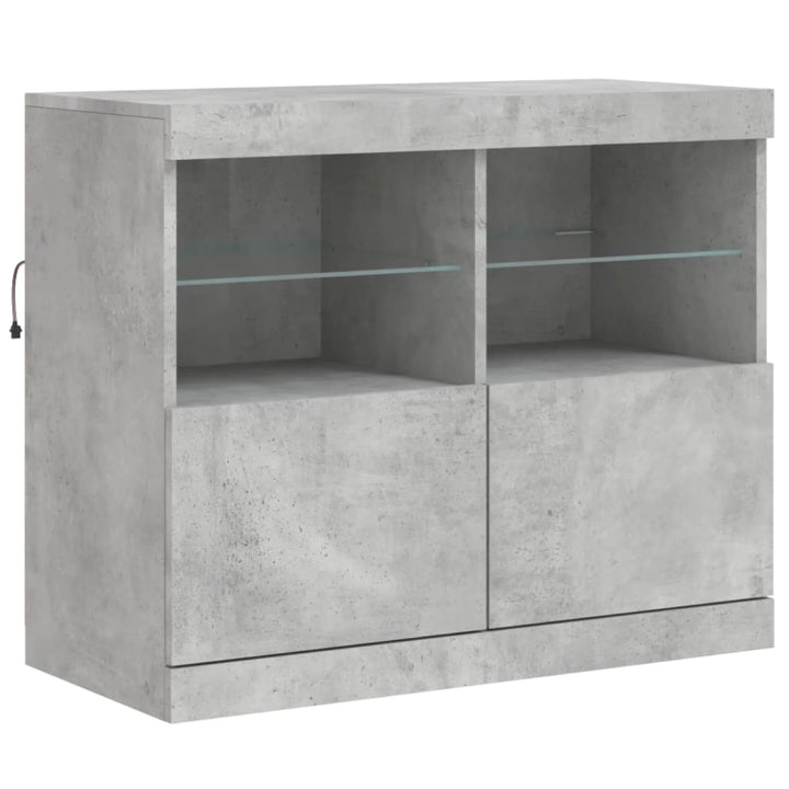 Servantă Cu Lumini Led, , 81X37X67 Cm