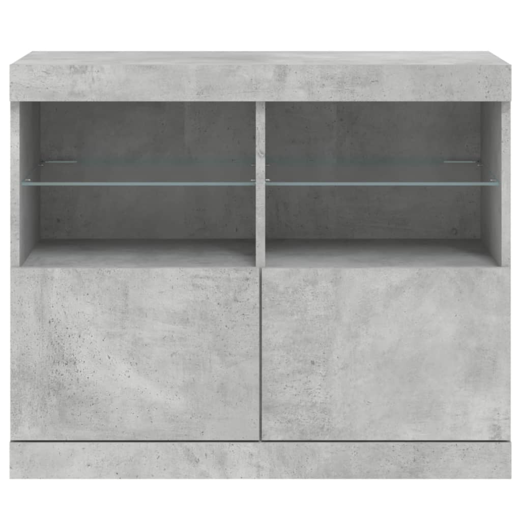Servantă Cu Lumini Led, , 81X37X67 Cm