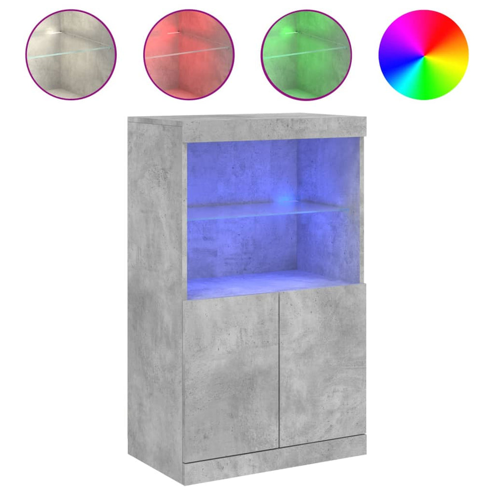Servantă Cu Lumini Led, , 60,5X37X100 Cm