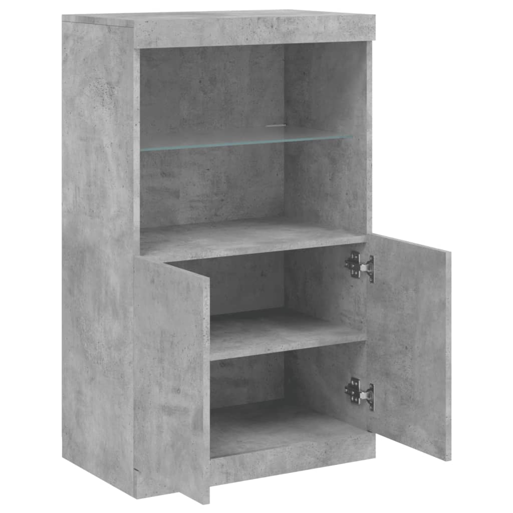 Servantă Cu Lumini Led, , 60,5X37X100 Cm