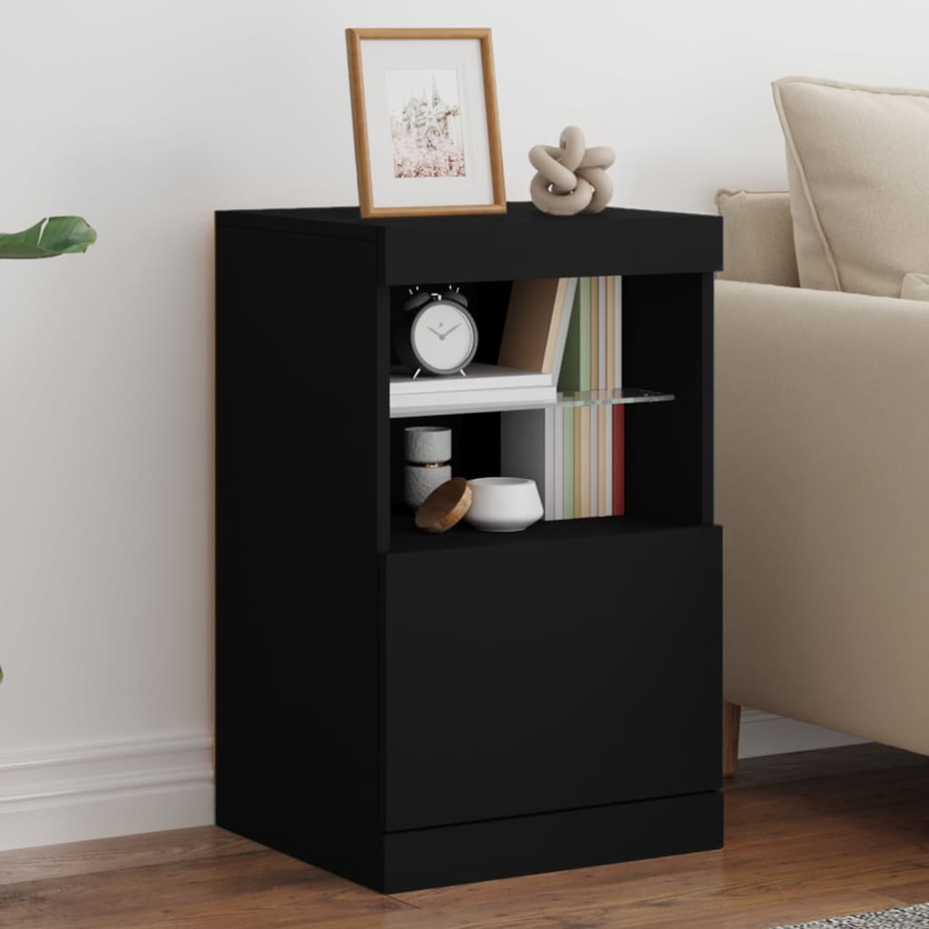 Servantă Cu Lumini Led, , 41X37X67 Cm