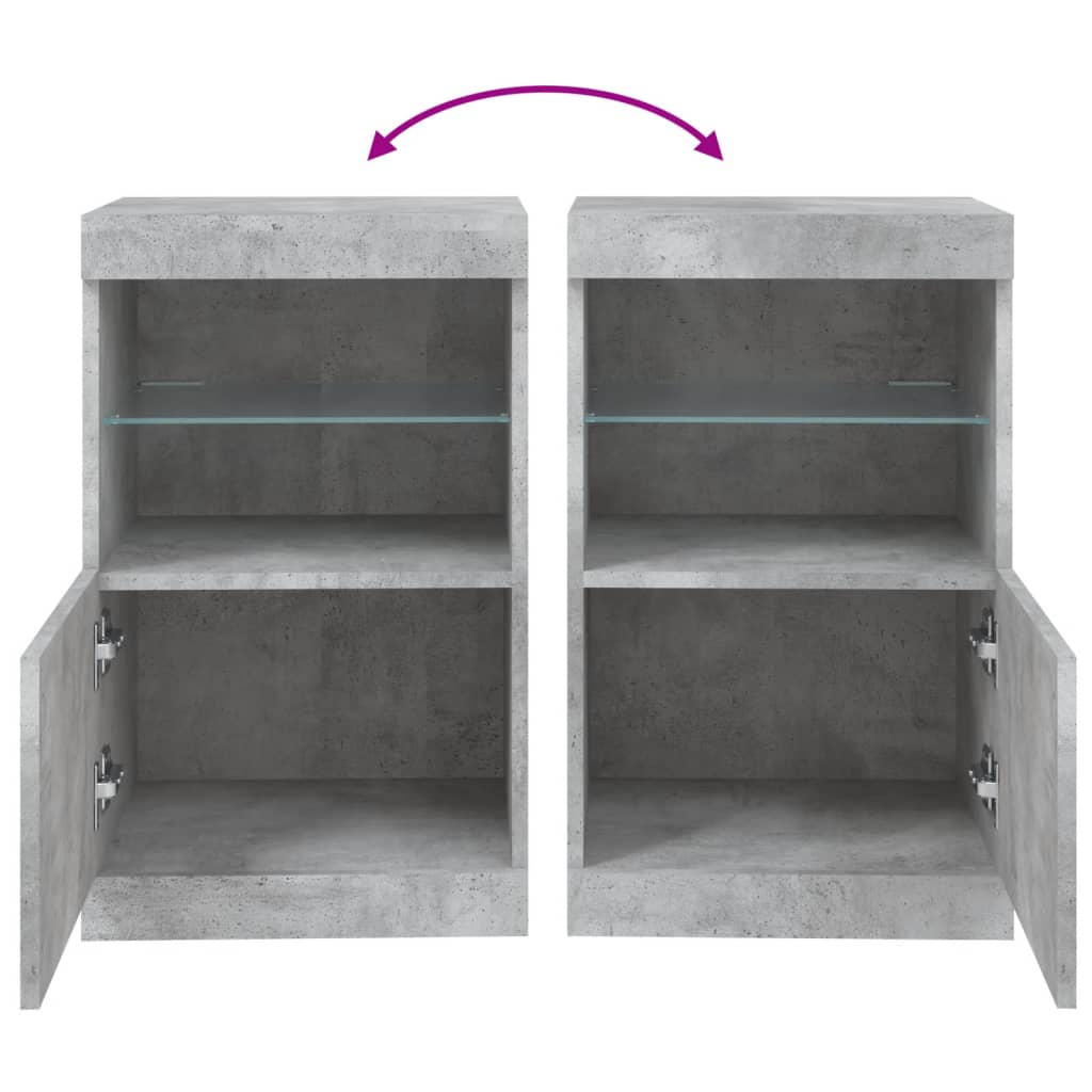 Servantă Cu Lumini Led, , 41X37X67 Cm