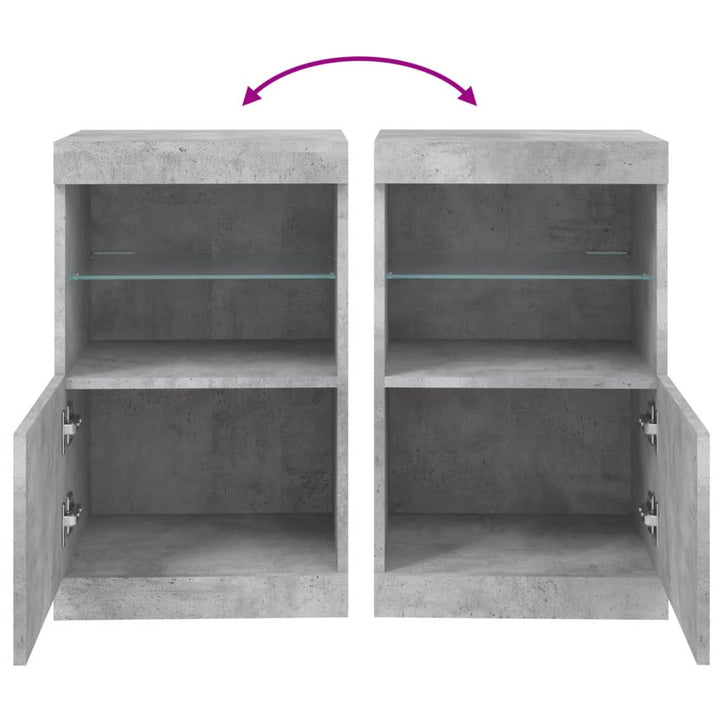 Servantă Cu Lumini Led, , 41X37X67 Cm