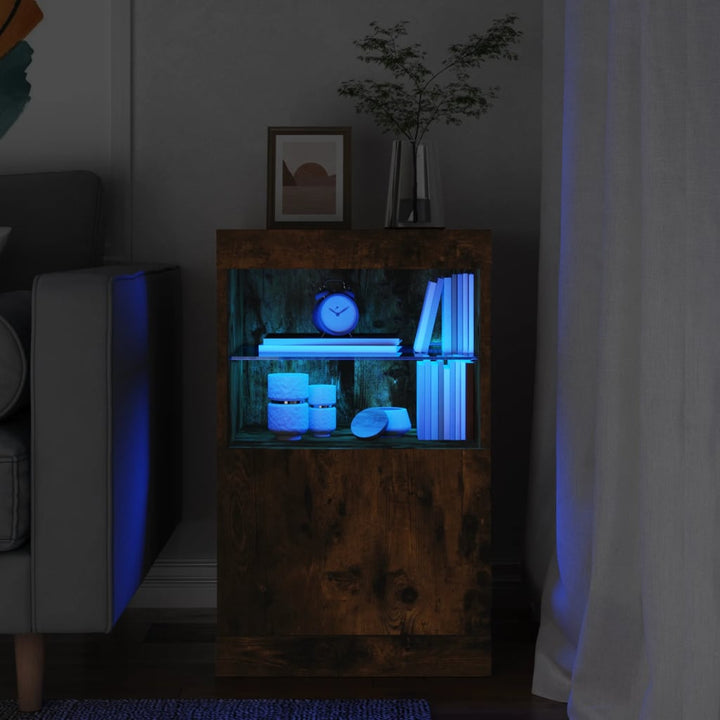 Servantă Cu Lumini Led, , 41X37X67 Cm