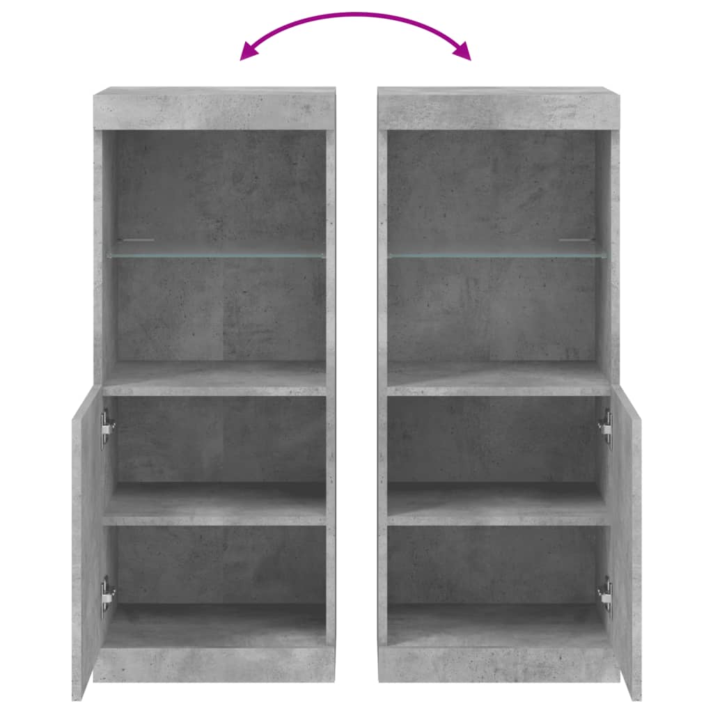 Servantă Cu Lumini Led, , 41X37X100 Cm