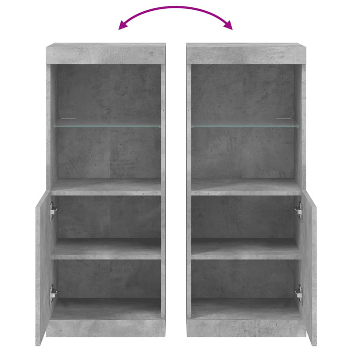 Servantă Cu Lumini Led, , 41X37X100 Cm