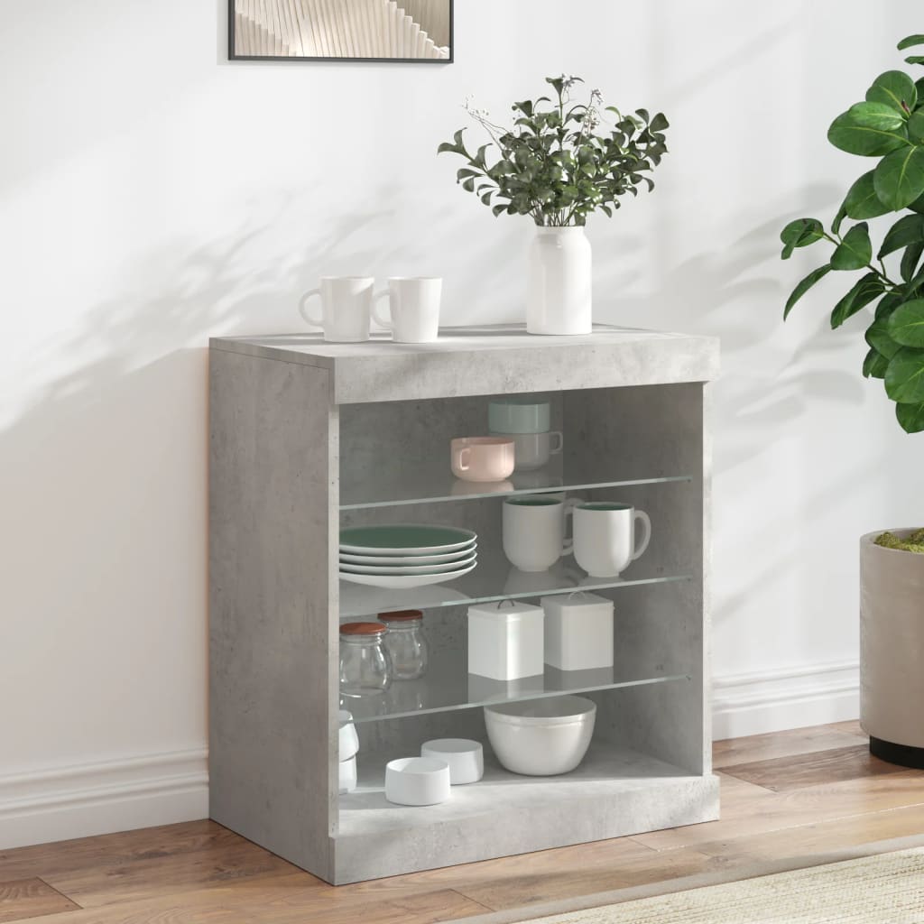 Servantă Cu Lumini Led, , 60,5X37X67 Cm