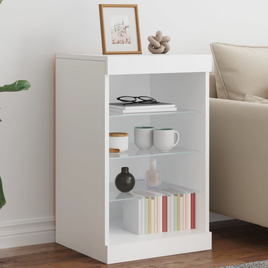 Servantă Cu Lumini Led, , 41X37X67 Cm