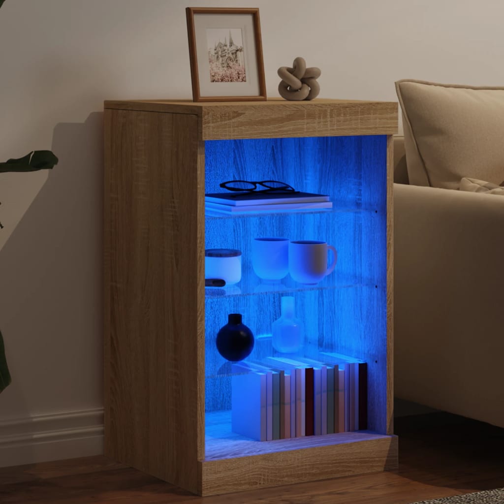 Servantă Cu Lumini Led, , 41X37X67 Cm